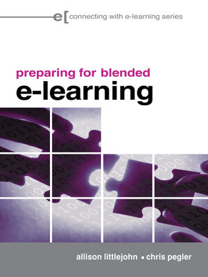 cover image of preparing for blended e-learning